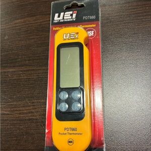 Orange Pocket Thermometer